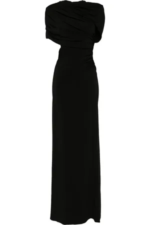 Stella McCartney Vestido de fiesta con capa drapeada