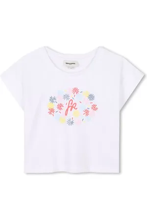 Sonia Rykiel Enfant Camiseta con logo estampado