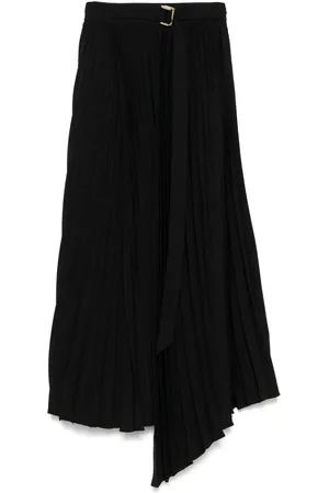 Parlor Falda midi con cinturón