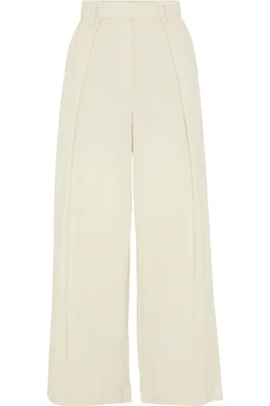 Brunello Cucinelli Pantalones anchos estilo capri