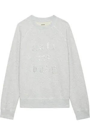 Zadig & Voltaire Sudadera con apliques de strass