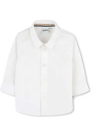 HUGO BOSS Camisa con monograma estampado