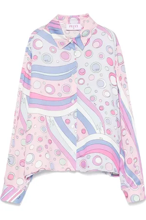 PUCCI Junior Camisa con estampado abstracto