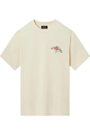 A.P.C. Camiseta con logo estampado