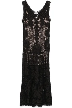P.A.R.O.S.H. Vestido largo de encaje
