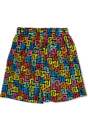 Balmain Bañador con monograma estampado
