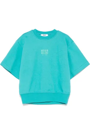 Msgm Camiseta con sello del logo