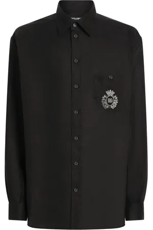 Dolce & Gabbana Camisa con logo bordado