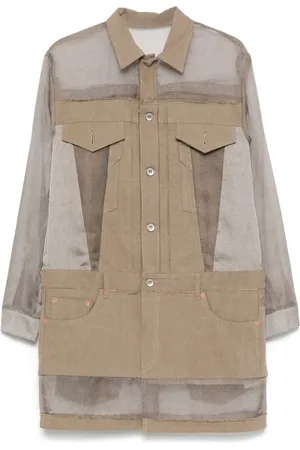 SACAI Vestido corto a paneles