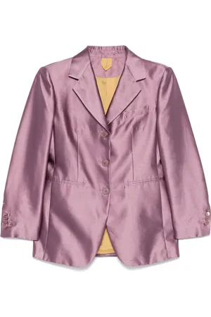 Max Mara Blazer con efecto metalizado