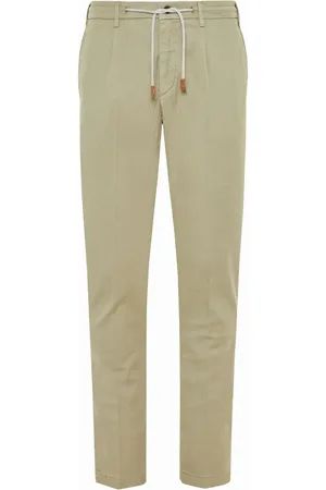ELEVENTY Pantalones rectos con cordones