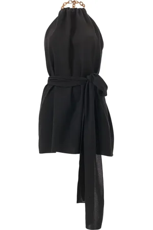 Carolina Herrera Vestido con cuello halter