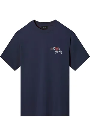 A.P.C. Camiseta con logo estampado
