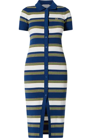 Lacoste Vestido midi a rayas