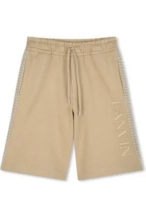 Lanvin Pantalones cortos con logo bordado