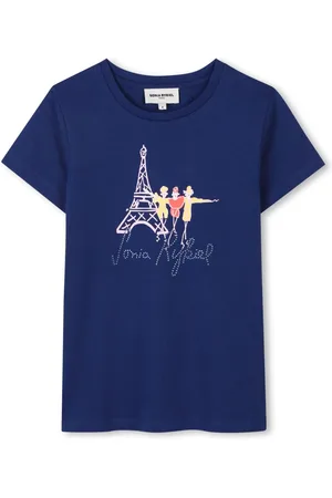 Sonia Rykiel Enfant Camiseta con logo estampado