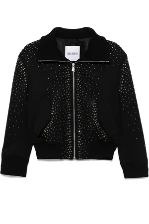 The Attico Chaqueta bómber con detalles de cristales