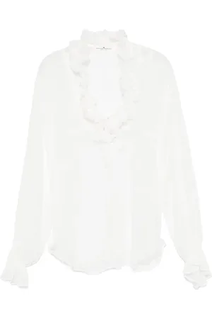 ERMANNO SCERVINO Blusa con ribete de volantes