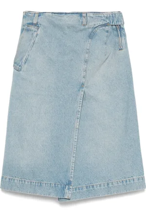 Victoria Beckham Falda midi vaquera