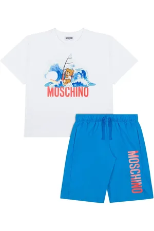 Moschino Conjunto corto con logo estampado