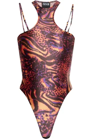 VERSACE Body con animal print