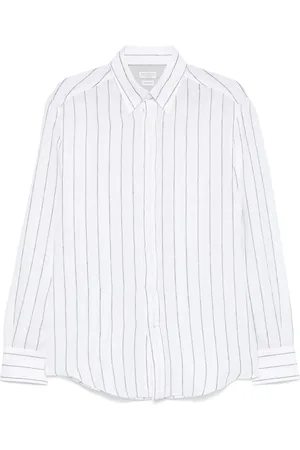 Brunello Cucinelli Camisa a rayas