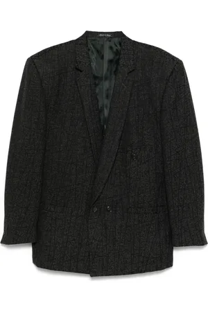 VERSACE Blazer con motivo geométrico 1980