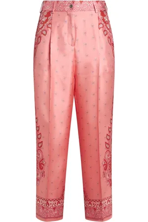 Etro Pantalones con motivo de cachemira