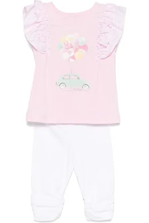 Lapin House Set con pantalones e ilustración estampada