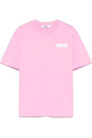 Msgm Camiseta con logo estampado