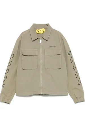 OFF-WHITE Chaqueta a rayas Diag