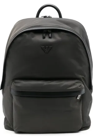 Emporio Armani Mochila con placa del logo