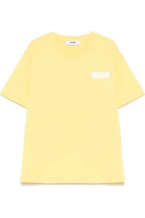 Msgm Camiseta con logo estampado