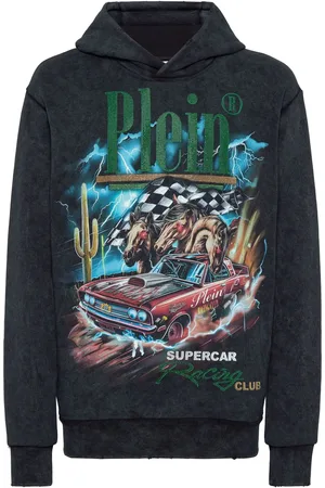 Philipp Plein Sudadera Racing Club con capucha