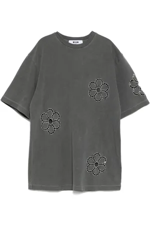 Msgm Camiseta bordada