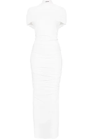 Jean Paul Gaultier Vestido largo con doble capa