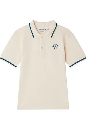 BONPOINT Polo con logo bordado