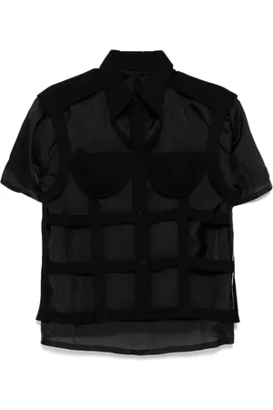 pushBUTTON Camisa tipo sujetador a capas