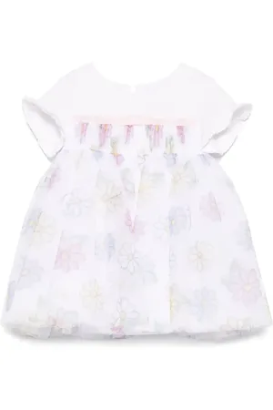 MONNALISA Vestido con margaritas estampadas