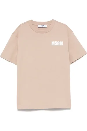 Msgm Camiseta con logo estampado