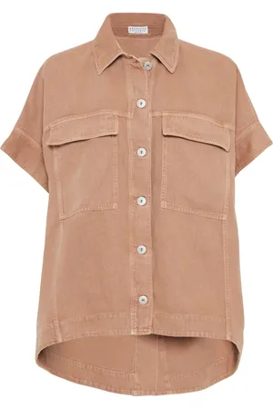 Brunello Cucinelli Sobrecamisa con botones