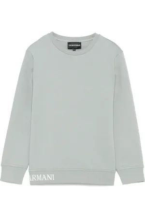 Emporio Armani Sudadera con ribete del logo