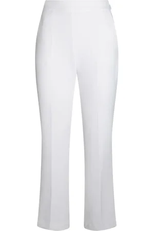 Elisabetta Franchi Pantalones capri con placa del logo