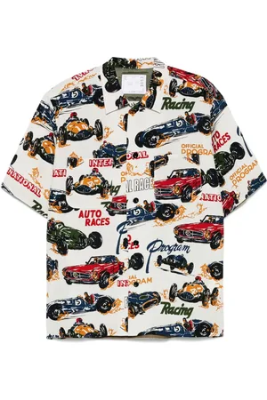 SACAI Camisa con coche estampado