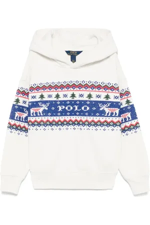 Ralph Lauren Sudadera con capucha y motivo Fair Isle