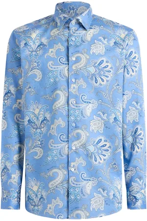 Etro Camisa Maxi Flower Paisley