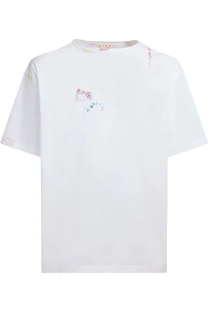Marni Camiseta con logo bordado