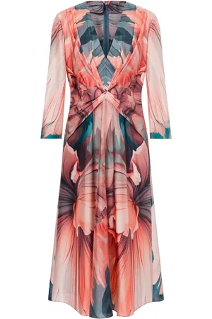 Alberta Ferretti Vestido con estampado floral