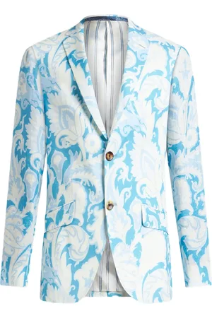 Etro Blazer con motivo floral en jacquard