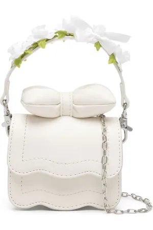 MONNALISA Bolso mini con aplique de rosa